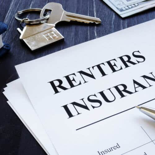 renters insurance paperwork