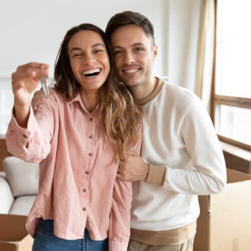 young first time homeowners