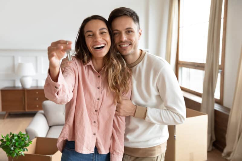 young first time homeowners