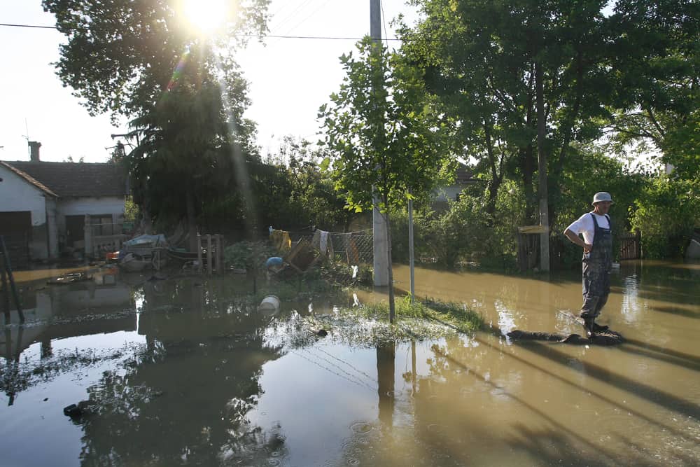 Spring storm brings flooding to home
