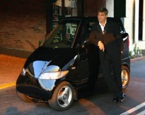 George Clooney - Photo Courtesy of : http://www.ridelust.com/50-celebrities-their-cars/